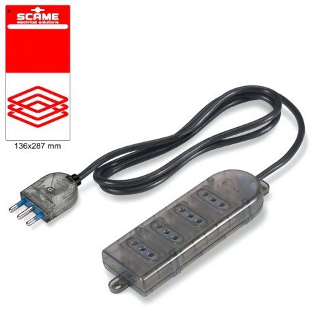 999.10219CF SCAME 4 STECKDOSE BLISTER VERPACKT