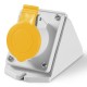 512.M3251 SCAME BASE 3P + T IP44 32A 4h 50Hz 100-130V AC