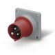 243.1698 SCAME BASE EMPOTRABLE 16A 2P+T 9h IP44/IP54