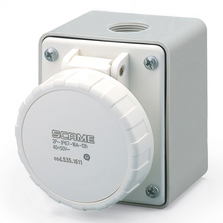 535.1613 SCAME PRISE 3P IP67 16A 12h 40-50V 50Hz 60Hz
