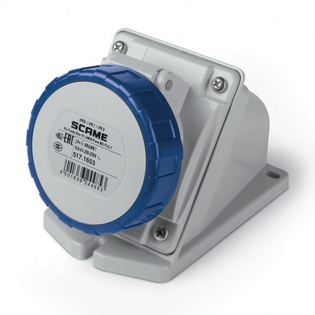 517.1653 SCAME BASE 2P+T IP67 16A 6h 200-250V AC 50Hz