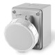 527.M32533 SCAME BASE 2P+T IP67 32A 12h TST 50V AC 50Hz