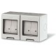 136.5124-303 SCAME UNIBOX ENCL.IP55 +4 SWITCHES 16A