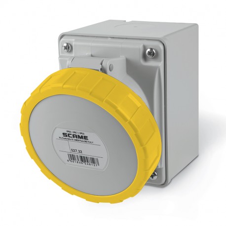 527.3250 SCAME BASE 2P+T IP67 32A 4h 100-130V AC 50Hz