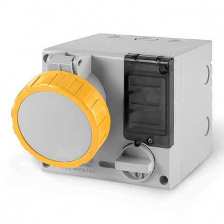 506.M3272 SCAME ENCLAV BASE. MEC. 3P + T IP67 32A 4h