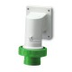 247.32932 SCAME BASE CONECTORA 2P+T IP67 32A 2h 50V AC