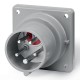 243.1697RV SCAME BASE EMPOTRABLE 16A 3P+N+T 6h IP44/IP54
