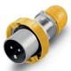 218.1630P.TR SCAME PLUG 2P+E IP66/IP67 16A 4h 100-130V AC