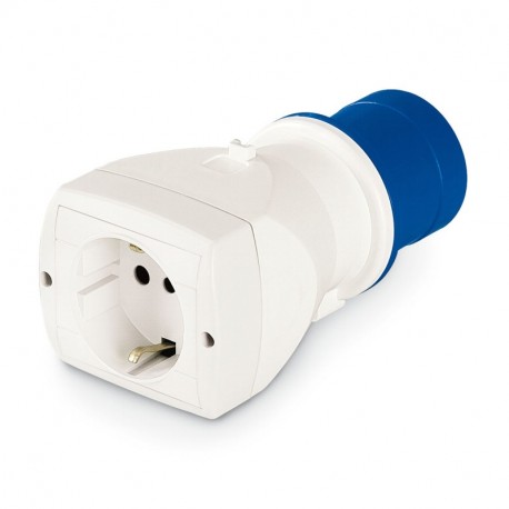 610.372 SCAME ONE-WAY ADAPTOR 16A IP20 250V AC