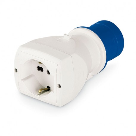 610.371 SCAME ADAPTATEUR SIMPLE 16A IP20 250V