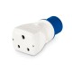 610.376 SCAME ADAPTADOR SIMPLE 16A IP20 250V AC