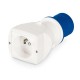 610.374 SCAME ADAPTATEUR SIMPLE 16A IP20 250V FRENCH