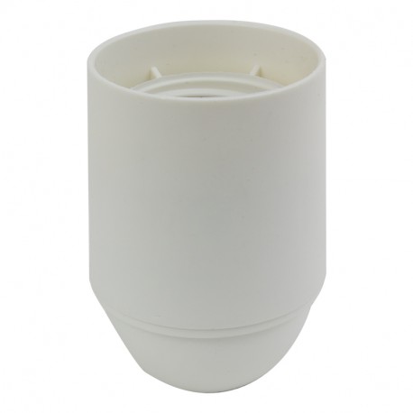 190.6000LGB SCAME PORTALAMPADA E27 F/S CL BIANCO