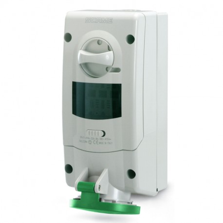 562.16862 SCAME INTERLOCKED SOCKET 3P+E IP44 16A 2h 50V