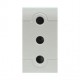 101.6402.B SCAME SOCKET ITAL.ST.2P+E 16A WHITE