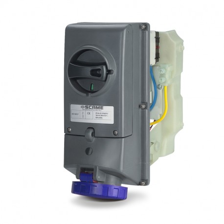 402.1683-F SCAME PRESA INTERBL. 2P+T IP66/IP67 16A 6h