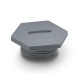 805.EX5816 SCAME TAPON ROSCADO M16X1,5 IP66/IP68 GRIS