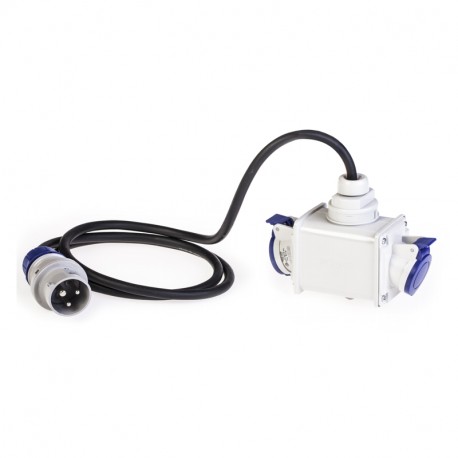 604.1623/C SCAME ADAPTADOR MULTIPLE 16A IP44 230V AC