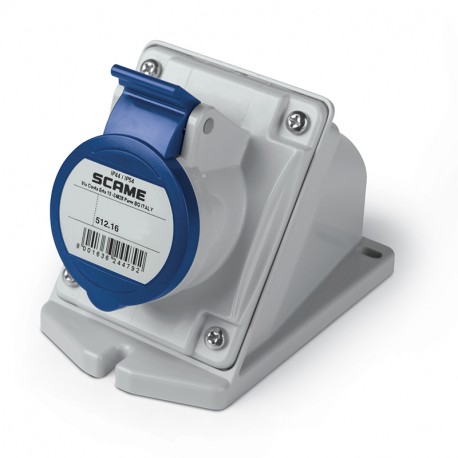 512.1655 SCAME BASE 3P+N+T IP44 16A 9h 208-250V AC 50Hz