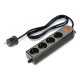 160.239/D-N SCAME PRESA MULTIPLA 4 P30 +INTER. c/cavo+Unel