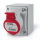 522.1658 SCAME BASE 2P+T IP44 16A 9h 380-415V AC 50Hz