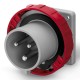 248.1698 SCAME BASE CONECTORA 2P+T IP66/IP67 16A 9h