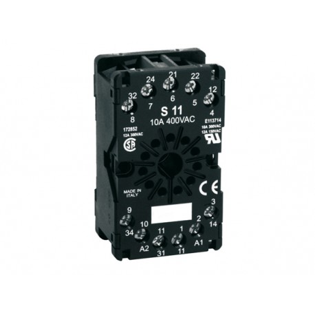 31S11 S11 LOVATO suporte de retenção do relé-socket única tipos S8 ou S11