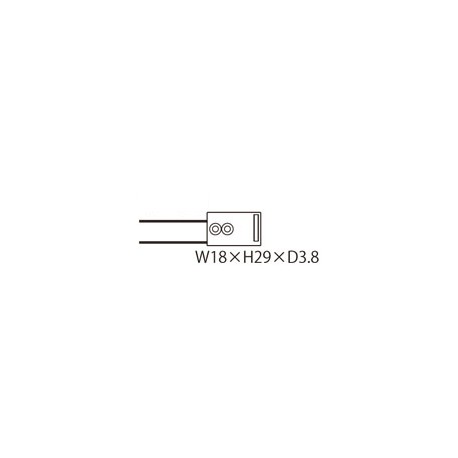 UFDL23 FD-L23 PANASONIC Faser (Konvergenz-reflektierende -, Glas-Substrat-Erkennung-geben Sie, 18 x 29 x 3,8..