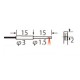 UFDV30W FD-V30W PANASONIC Fiber (reflective, cylindrical, ø 3mm, side-view, bending radius R1, 2m, IP30)