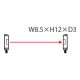 UFTZ30 FT-Z30 PANASONIC Faser (thru-beam, flat-Typ, 8-5 x 12 x 3mm, front sensing, Biegeradius R2, 2m, IP40)
