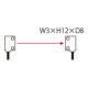 UFTZ30E FT-Z30E PANASONIC Faser (thru-beam, flach, 3 x 12 x 8mm, side sensing, Biegeradius R2, 2m, IP40)