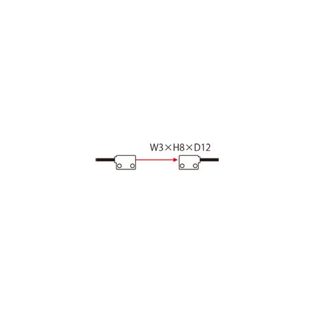 UFTZ30H FT-Z30H PANASONIC Faser (thru-beam, flach, 3 x 8 x 12mm, top sensing, Biegeradius R2, 2m, IP40)
