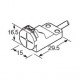 GX-HL15B PANASONIC Sensor de proximidade indutiva, tipo retangular, 8,0 mm, topo, com sensor NPN, NC, IP68, ..