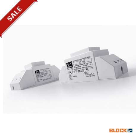 HIT 200 BLOCK trasformatore di isolamento di sicurezza per lampade alogene incapsulato, per lampade alogene ..