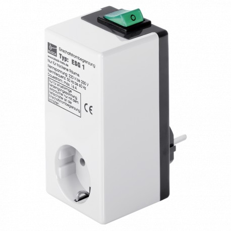 ESG 1 BLOCK Einschaltstrombegrenzer
vergossen, Ein‑ und Anbaumodule, 220‑250 V, max. 16 A