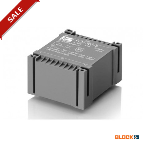 FLN 10/12 BLOCK profil bas transformateur modèle Discontinued, le type alternatif FL