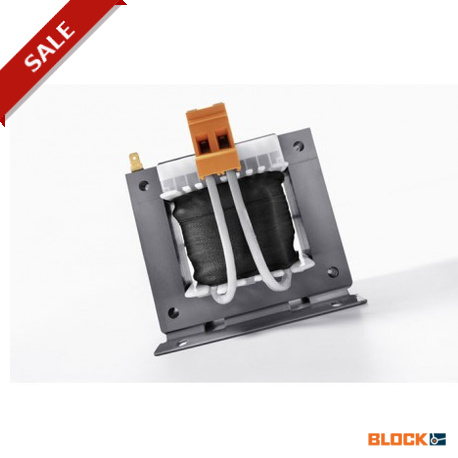 NKE 6/4,88 BLOCK Netzdrossel, einphasig
230 oder 400 Vac, 4 ‑ 25 A, Kurzschlussspannung (uK): 4%