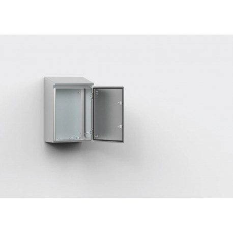 AFS06042 ELDON Mural, 600x400x210, higiénico, 1 puerta, con MP, acero inoxidable 304, IP66 pack de 1