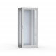 DNGS1606 nVent HOFFMAN Puerta de vidrio, 1600x600, acero inoxidable 304, cerradura de doble paletón de 3 mm