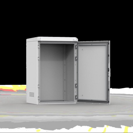 EKOM12086 ELDON Autoportante, 1200x800x600, compacto, 1 puerta, sin MP, aluminio, IP66