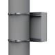 EPF0400 ELDON Gehäuse Mast-Befestigung, 400 EPF0400