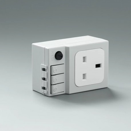 LPS10UK ELDON Socket with fuse UK LPS10UK