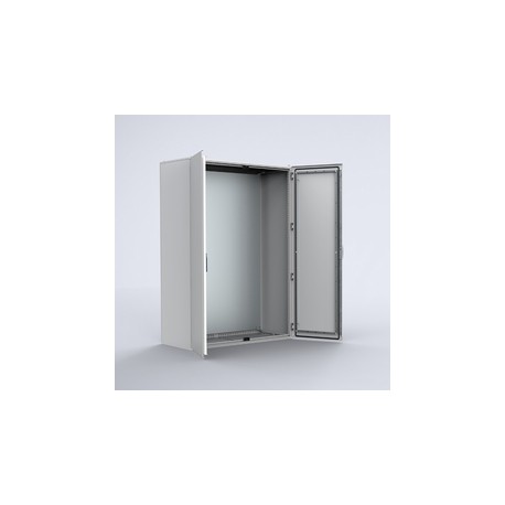 MKD16124R5 nVent HOFFMAN Autoportante, 1600x1200x400, compacto, 2 puertas, con MP, acero dulce, IP55