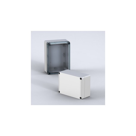 SABP182510GE nVent HOFFMAN Caja para bornas, 175x250x100, cubierta gris, sin MP, ABS, IP66