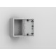 UDP100100 ELDON Mural, 1000x1000x320, combinable, sin MP, poliéster, IP65