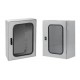UDPT75100 ELDON Mural, 750x1000x320, combinable, puerta transparente, sin MP, poliéster, IP54