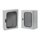 UDPT7575 ELDON Mural, 750x750x320, combinable, puerta transparente, sin MP, poliéster, IP54