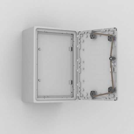 UID10050 ELDON Puerta interior, 1000x500, fibra de vidrio, cerradura de doble paletón de 3 mm