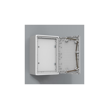 UID5050 nVent HOFFMAN Puerta interior, 500x500, fibra de vidrio, cerradura de doble paletón de 3 mm