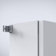UWB02 ELDON Supp mural inox avec capot UWB02